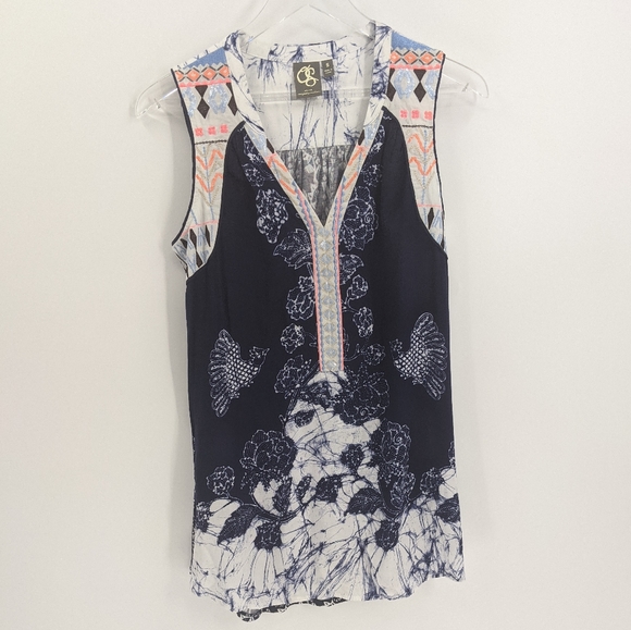 Anthropologie One September Embroidered Tunic Top - Picture 2 of 10